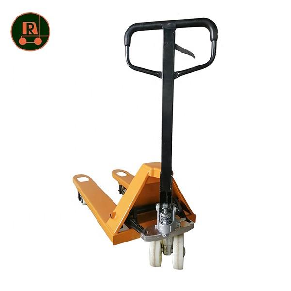 OEM Mild Steel Pallet Jack Weight Scale , Red Hand Pallet Truck With Scale