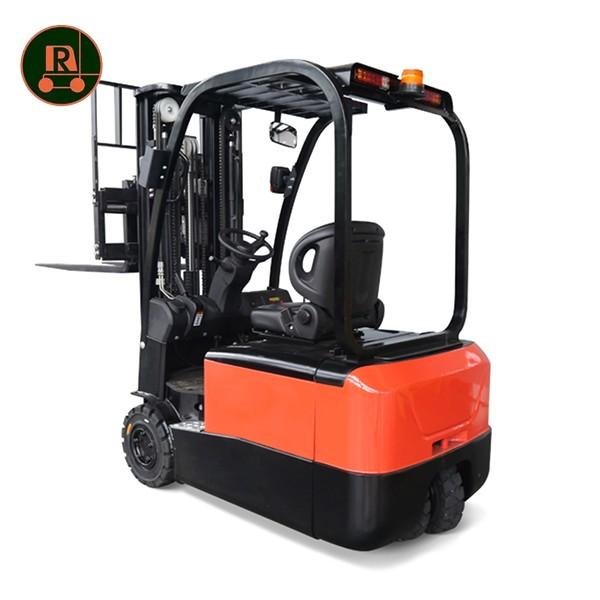 Warehouse Narrow Aisle Forklift 3-Wheel Electric Forklift truck 1.6 Ton 1.8 Ton 2 Ton Battery Forklift with solid tires