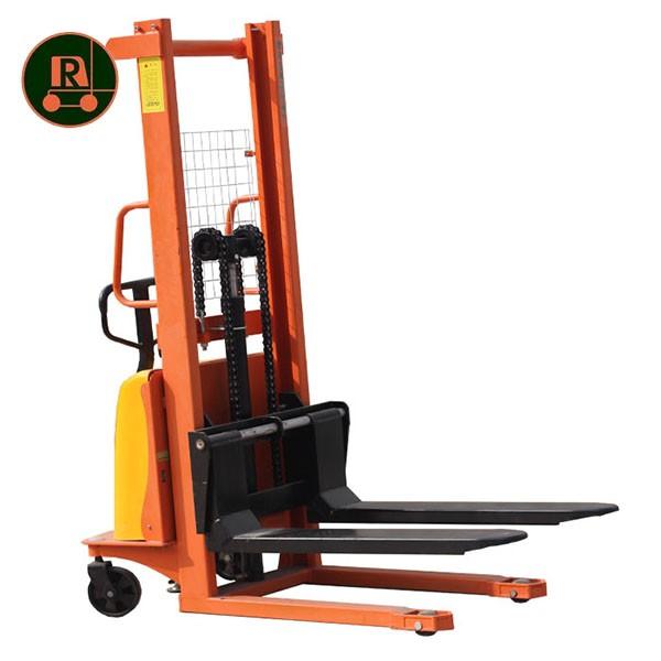 Sunrise 1 Ton Electric Pallet Stacker LES-10E Rider Walkie Type Electric Battery Forklift