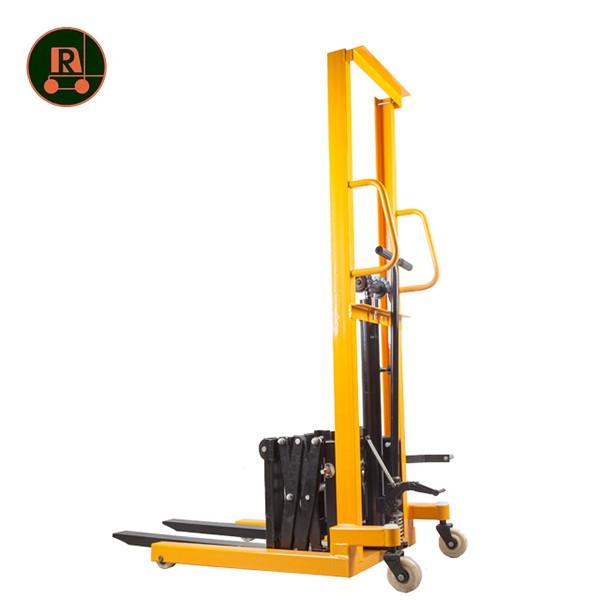 Good Manufacturer 1.5 Ton Manual Hydraulic Pallet Stacker Electric Stacker