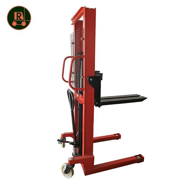 Good Manufacturer 1.5 Ton Manual Hydraulic Pallet Stacker Electric Stacker